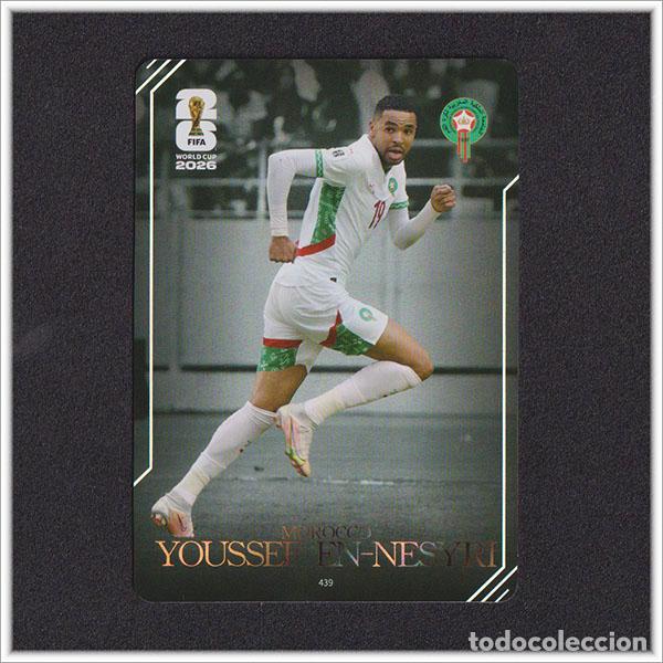 Cromos de f&uacute;tbol: FIFA WORLD CUP 2026 PANINI KAYOU EN-NESYRI 439 MAR MARRUECOS ALBUM COLECCI&Oacute;N MUNDIAL