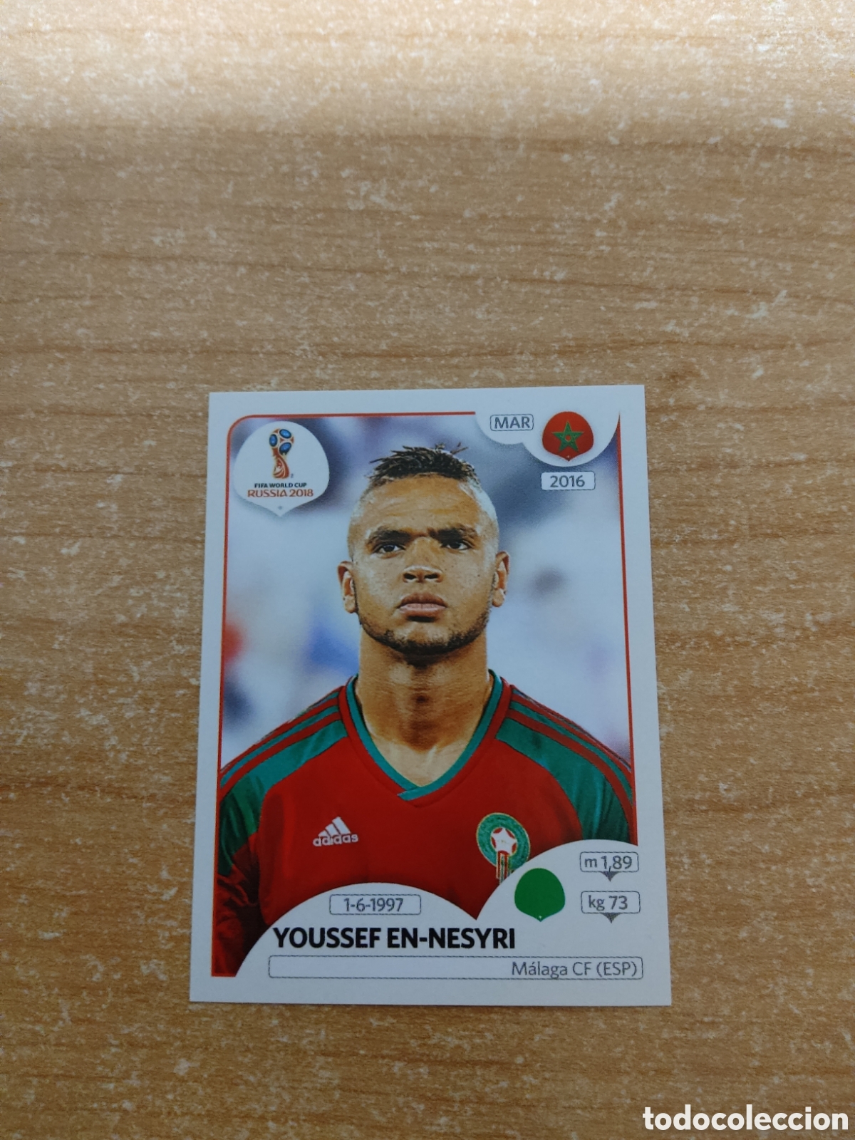 Cromos de f&uacute;tbol: 171 YOUSSEF EN NESYRI MARRUECOS MUNDIAL 2018 RUSSIA