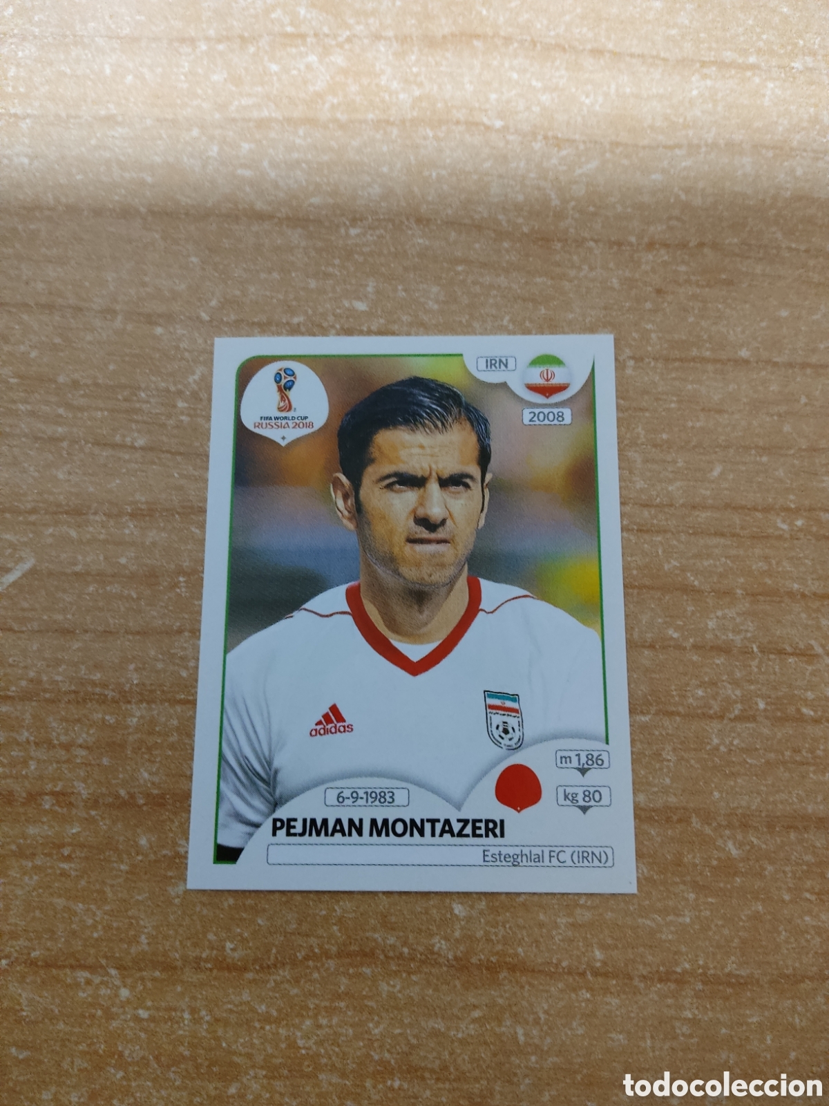 Cromos de f&uacute;tbol: 175 PEJMAN MONTAZERI IRAN MUNDIAL 2018 RUSSIA