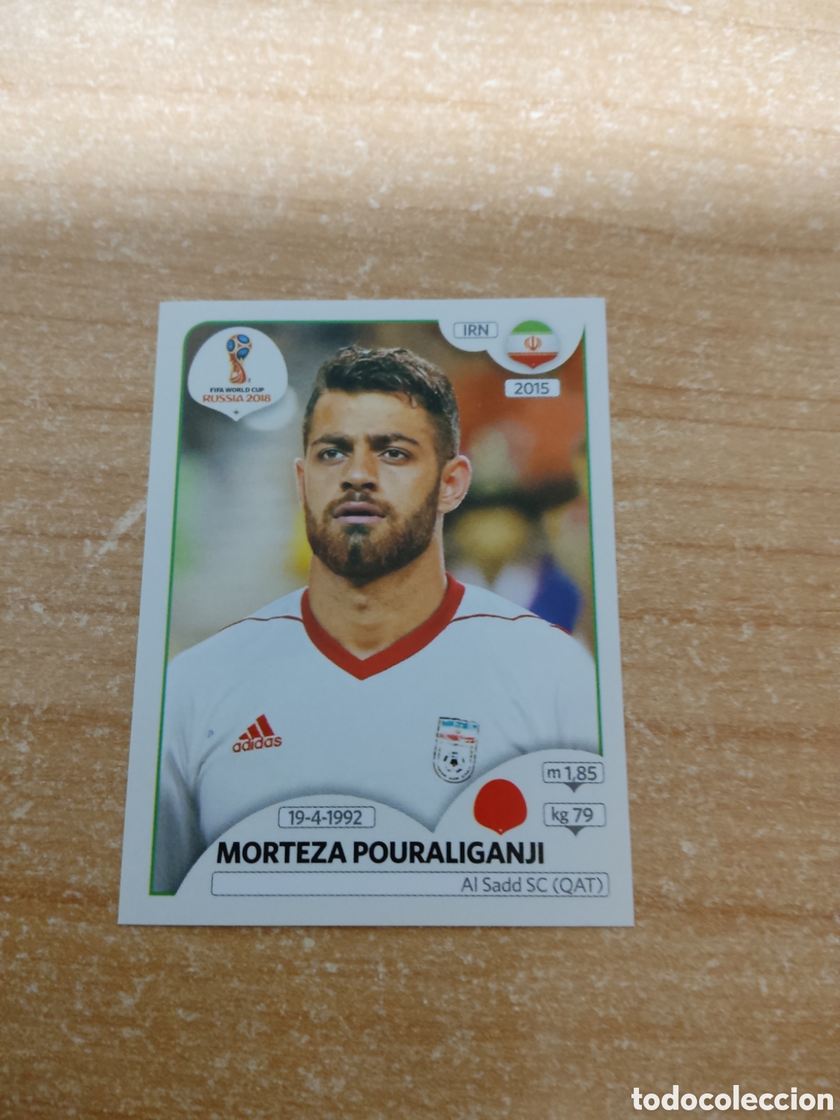 Cromos de f&uacute;tbol: 179 MORTEZA POURALIGANJI IRAN MUNDIAL 2018 RUSSIA
