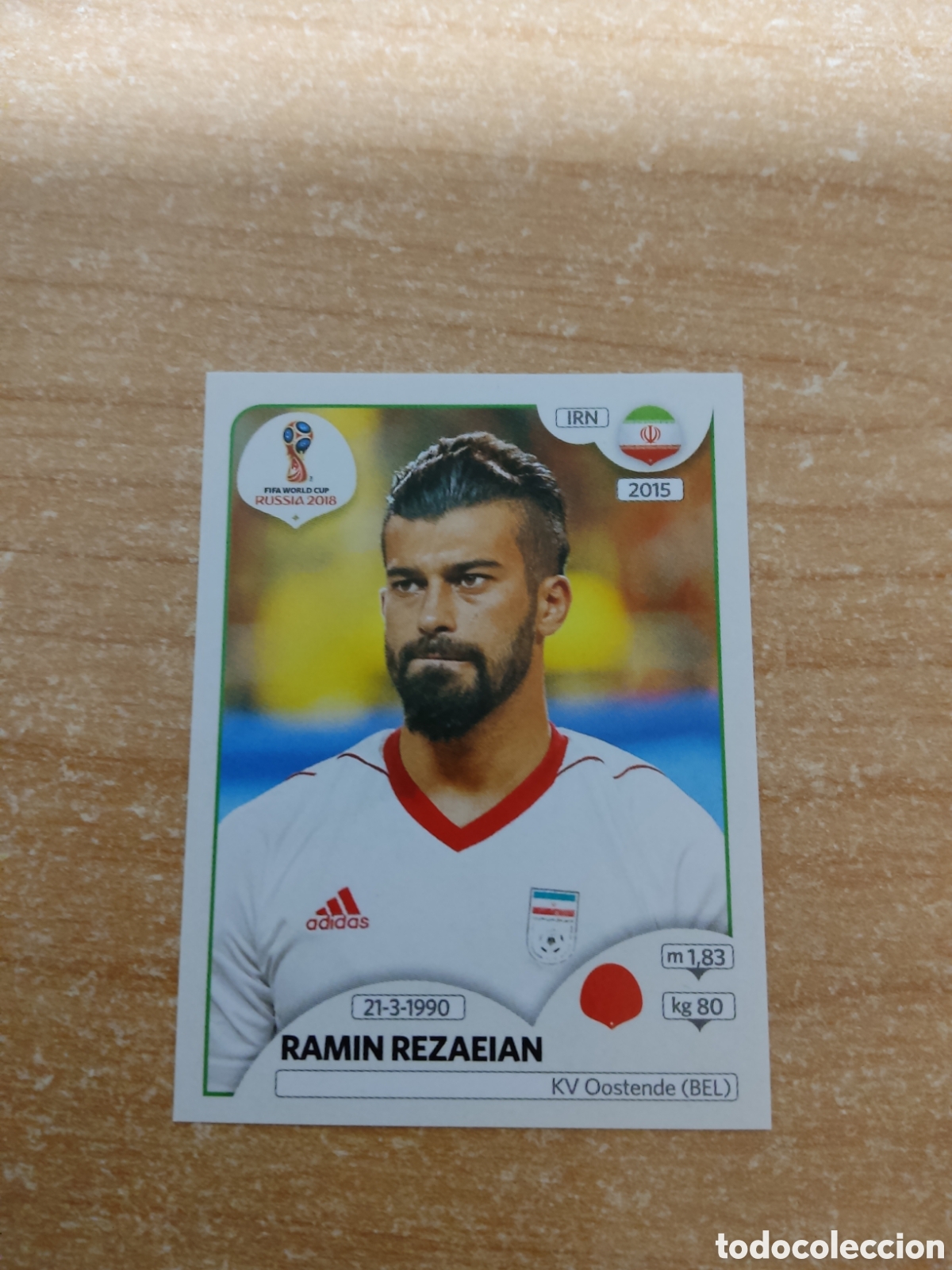 Cromos de f&uacute;tbol: 180 RAMIN REZAEIAN IRAN MUNDIAL 2018 RUSSIA