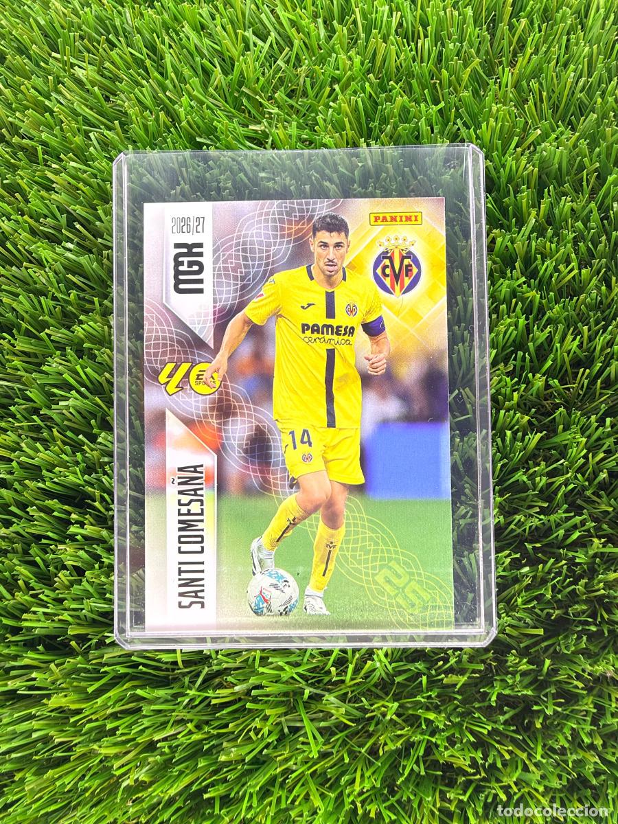 Cromos de f&uacute;tbol: N&ordm; 370 Santi Comesa&ntilde;a Villarreal CF Megacracks 26 27