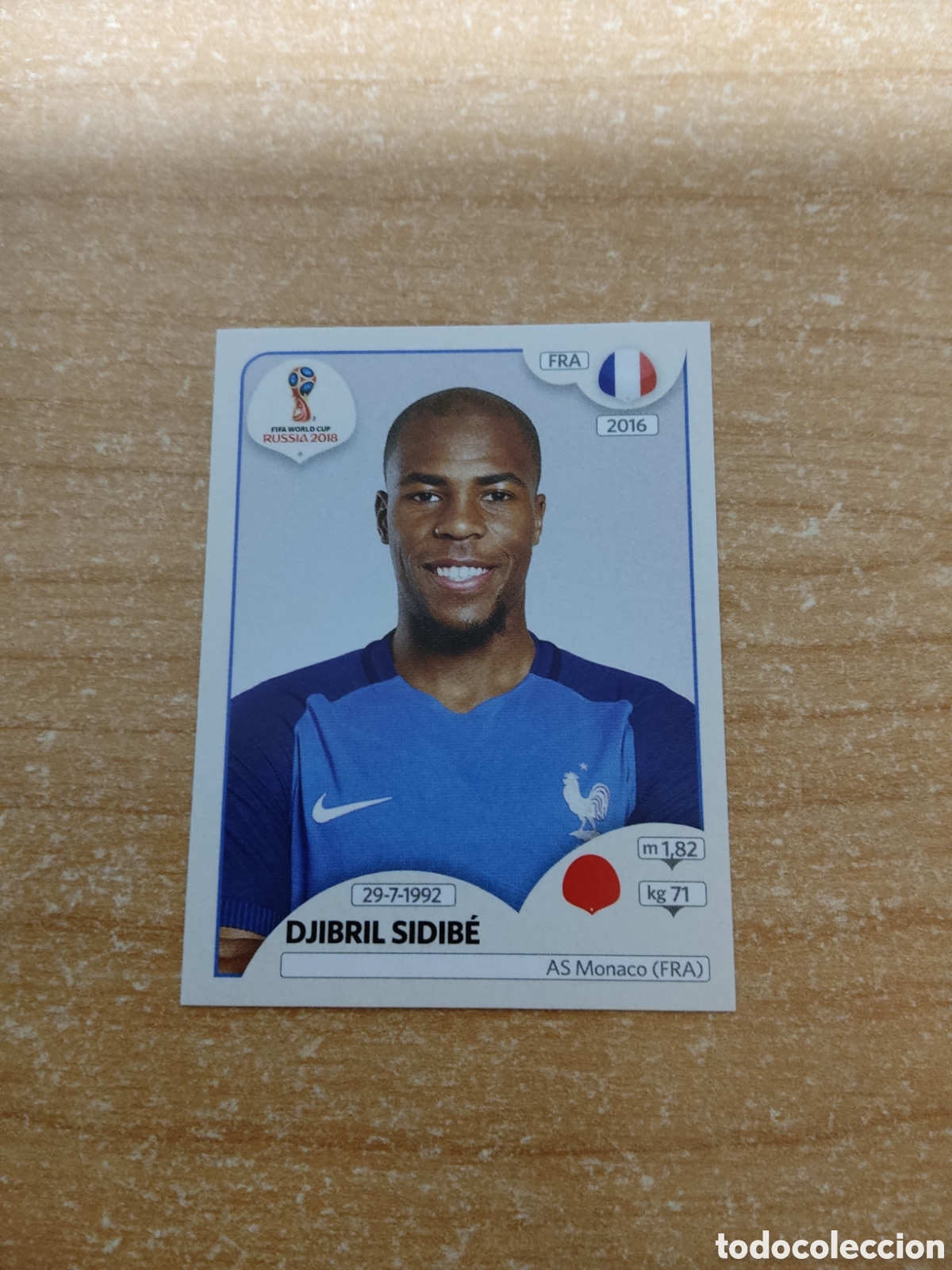 Cromos de f&uacute;tbol: 197 DJIBRIL SIDIBE FRANCIA MUNDIAL 2018 RUSSIA