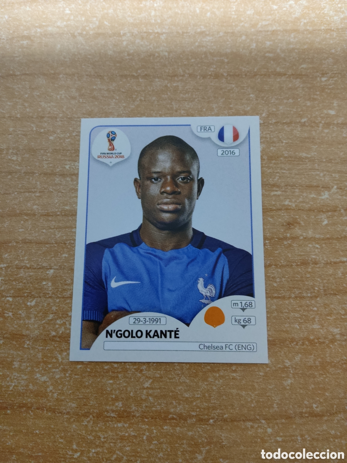 Cromos de f&uacute;tbol: 202 N GOLO KANTE FRANCIA MUNDIAL 2018 RUSSIA