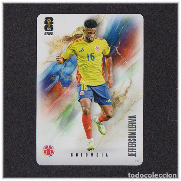 Cromos de f&uacute;tbol: FIFA WORLD CUP 2026 PANINI KAYOU JEFFERSON LERMA 467 COL COLOMBIA ALBUM COLECCI&Oacute;N MUNDIAL
