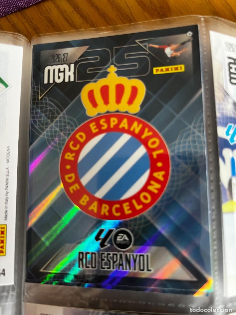 Cromos de f&uacute;tbol: MEGACRACKS MGK 2026 2027 26 27 PANINI N&ordm; 163 ESCUDO ESPANYOL ESPA&Ntilde;OL