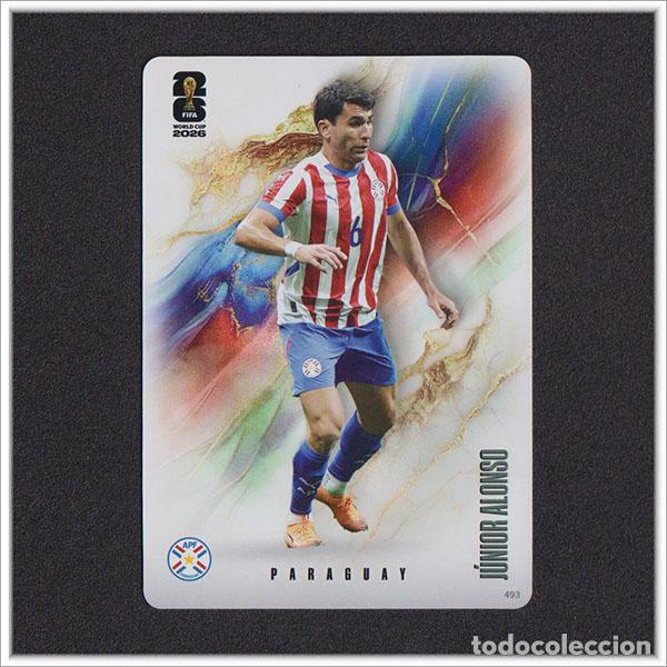 Cromos de f&uacute;tbol: FIFA WORLD CUP 2026 PANINI KAYOU JUNIOR ALONSO 493 PAR PARAGUAY ALBUM COLECCI&Oacute;N MUNDIAL