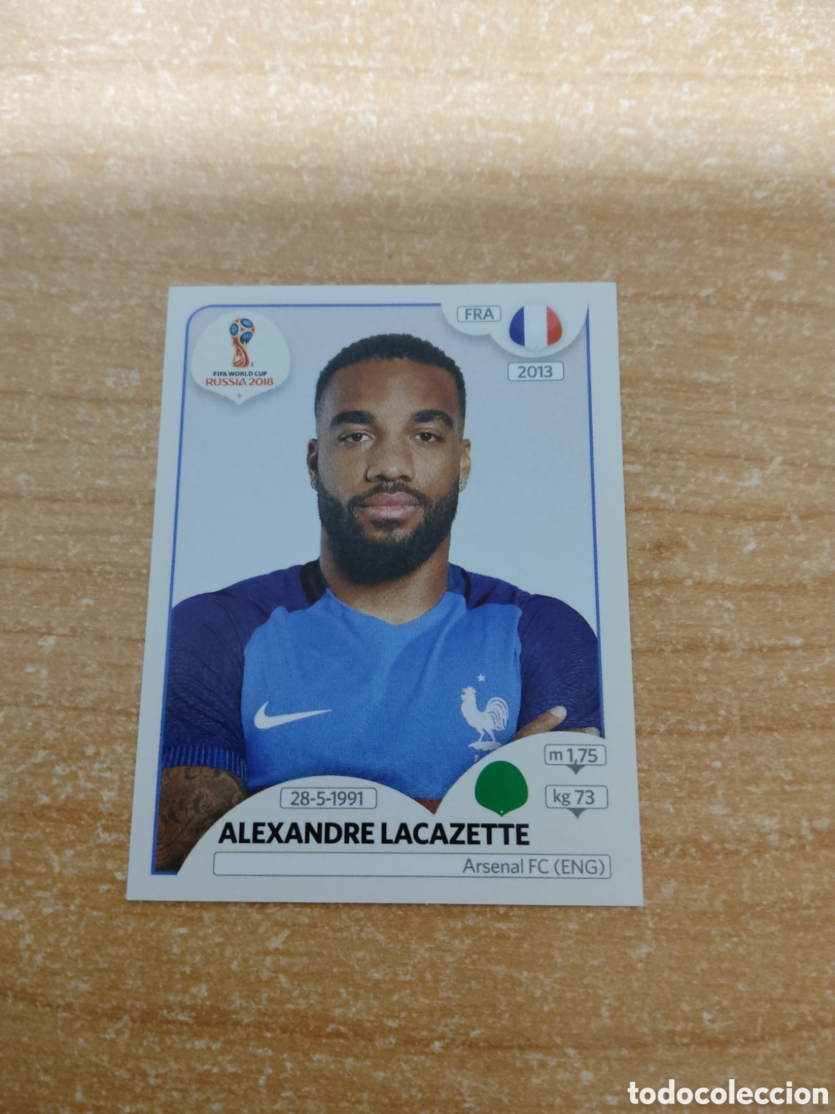 Figurine di Calcio: 208 LACAZETTE FRANCIA MUNDIAL 2018 RUSSIA