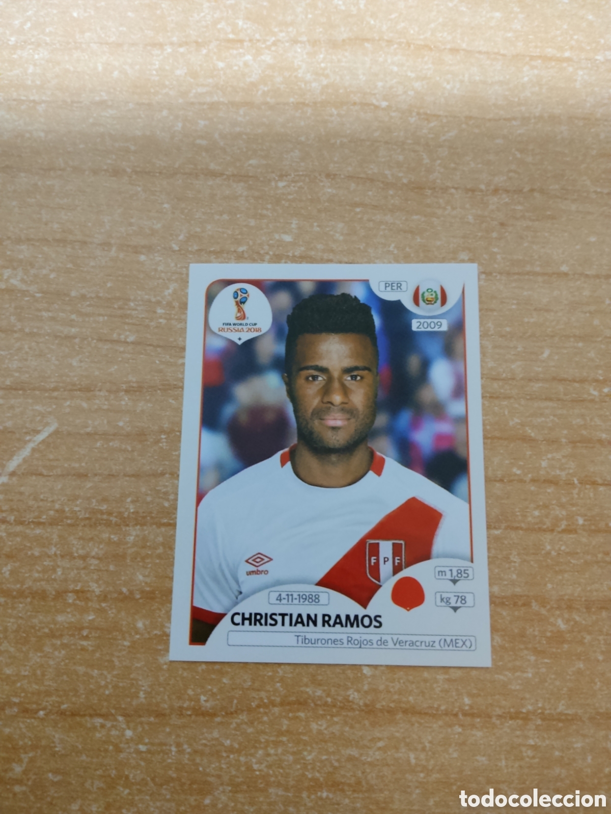 Cromos de f&uacute;tbol: 238 CHRISTIAN RAMOS PERU MUNDIAL 2018 RUSSIA