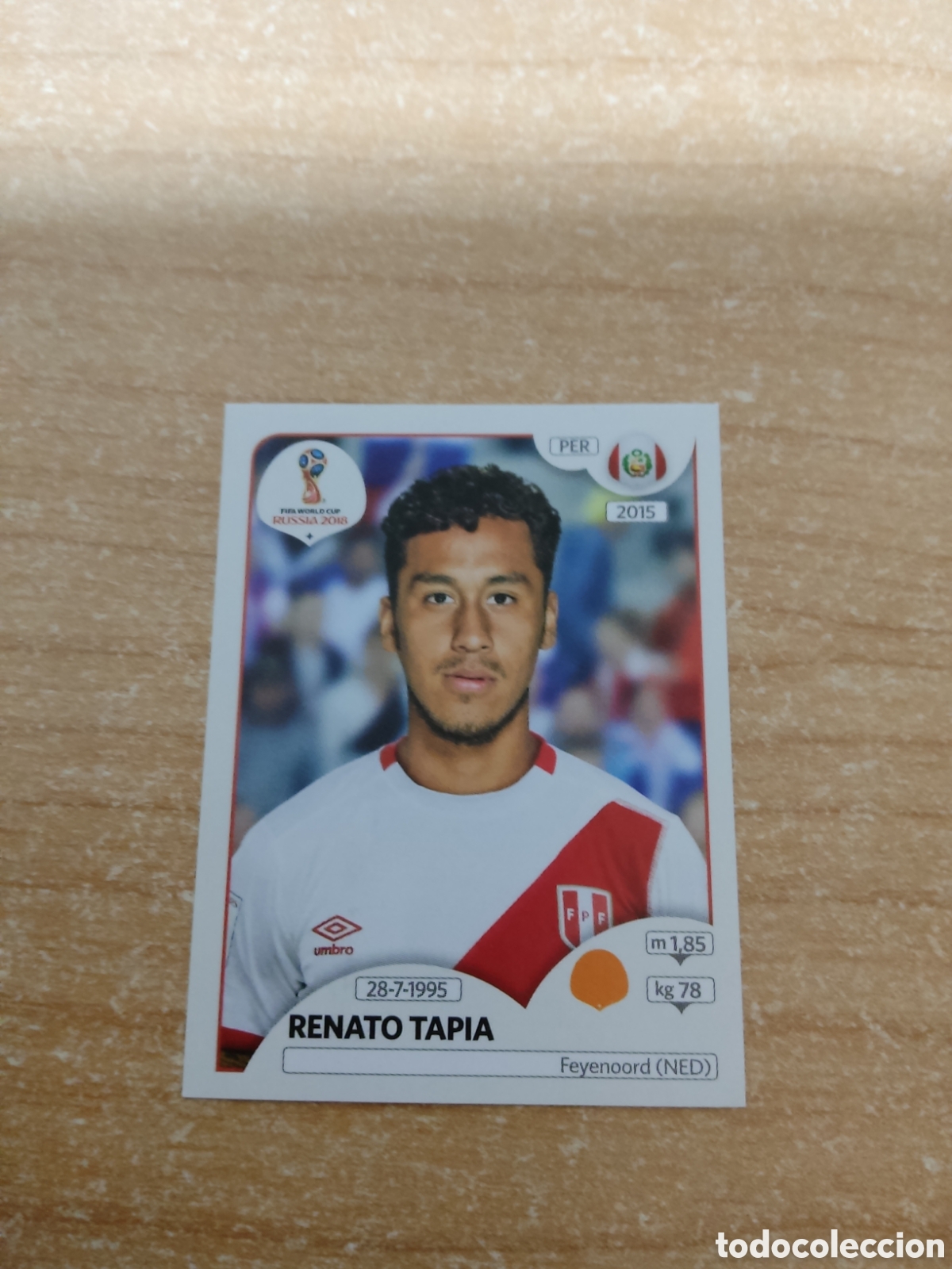 Cromos de f&uacute;tbol: 243 RENATO TAPIA PERU MUNDIAL 2018 RUSSIA