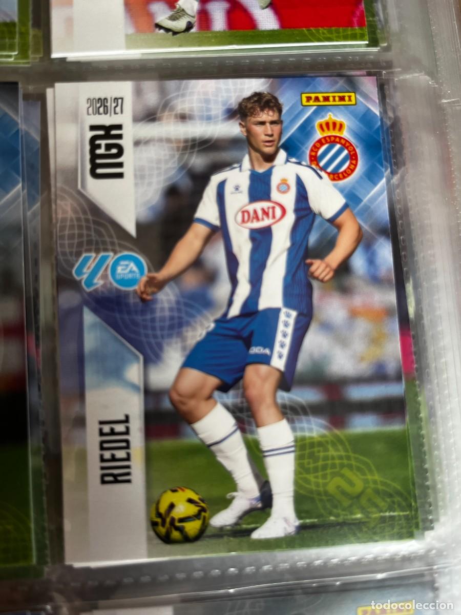 Cromos de f&uacute;tbol: MEGACRACKS MGK 2026 2027 26 27 PANINI N&ordm; 168 RIEDEL ESPANYOL ESPA&Ntilde;OL