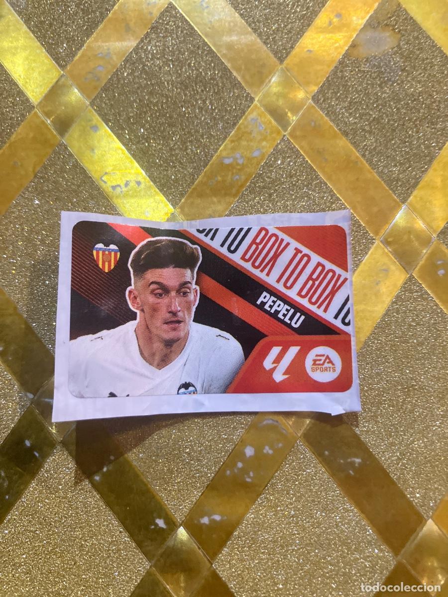 Cromos de f&uacute;tbol: CROMO DE FUTBOL PEPELU VALENCIA BOX TO BOX CHICLE LIGA 2026 2027 PANINI !