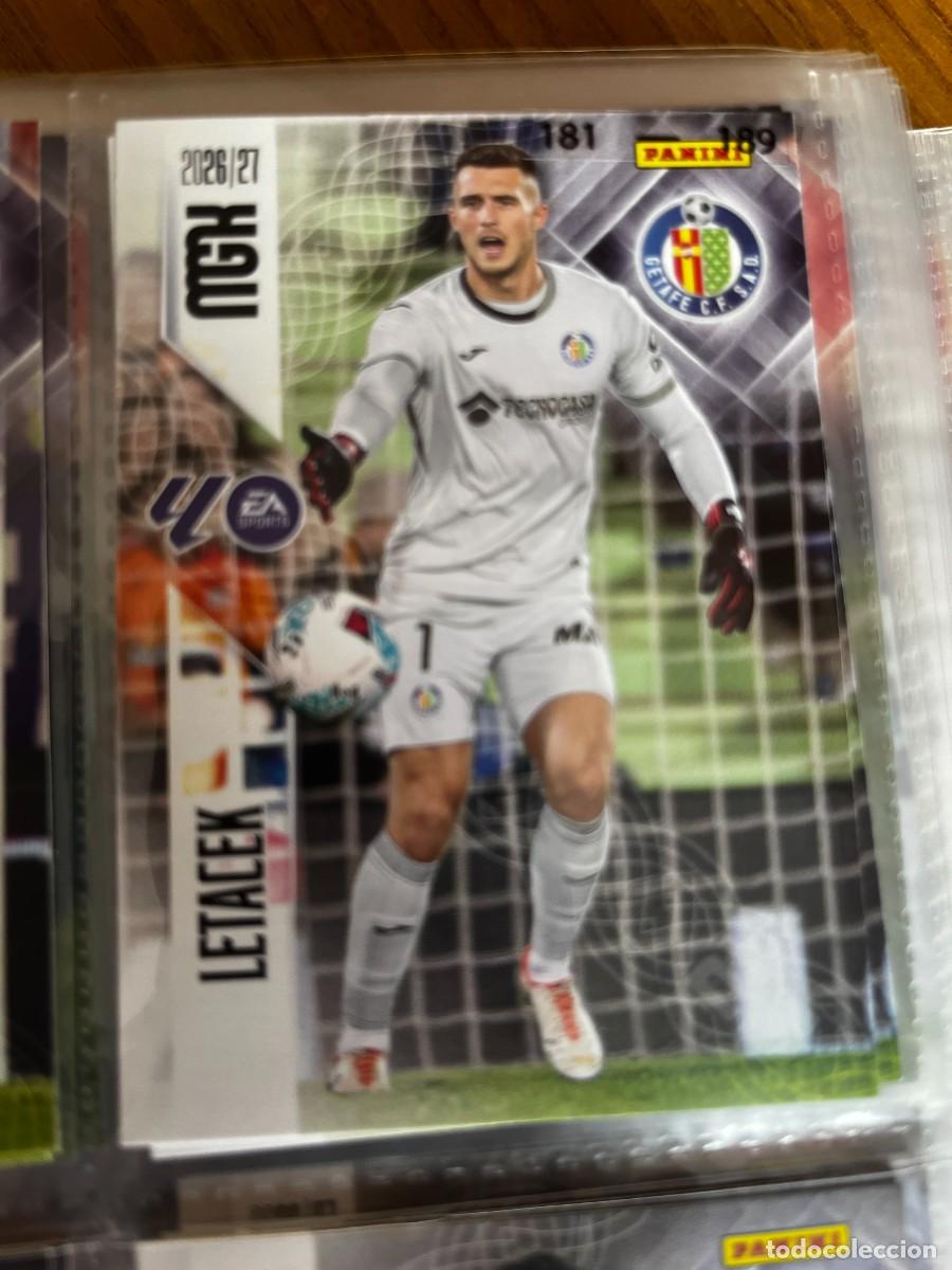 Cromos de f&uacute;tbol: MEGACRACKS MGK 2026 2027 26 27 PANINI N&ordm; 183 LETACEK GETAFE