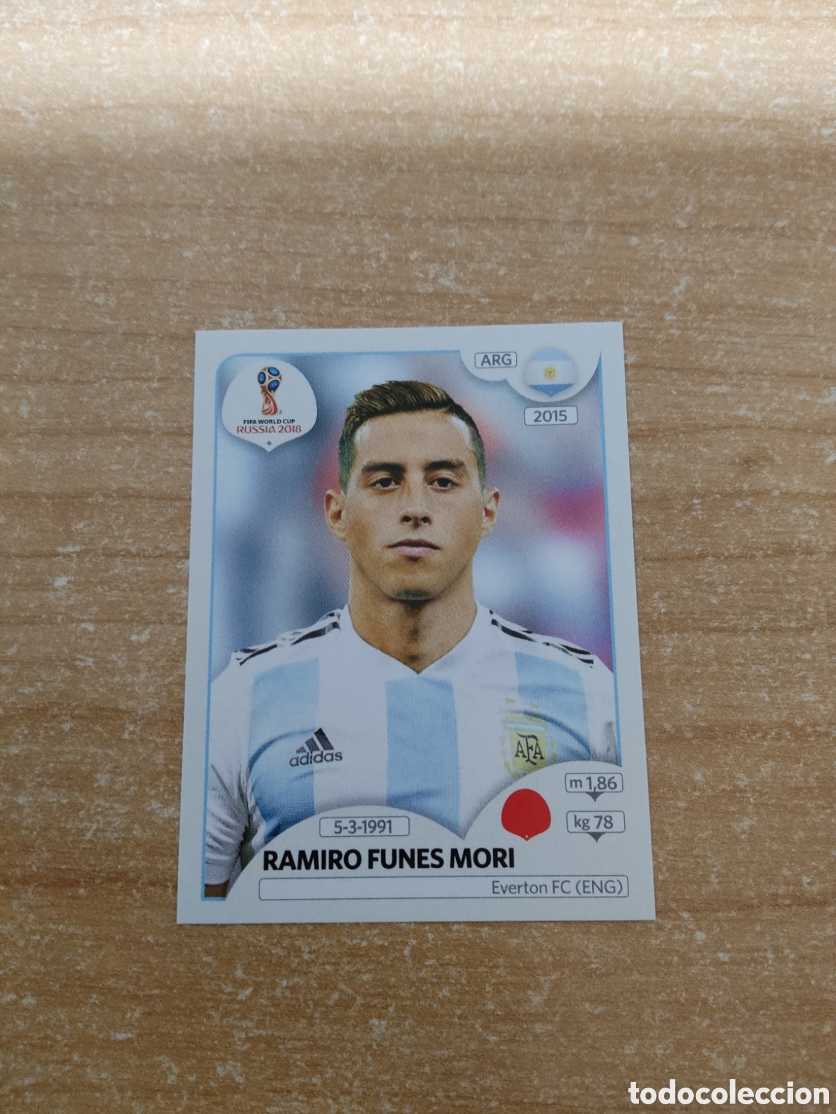 Cromos de f&uacute;tbol: 280 RAMIRO FUNES MORI ARGENTINA MUNDIAL 2018 RUSSIA