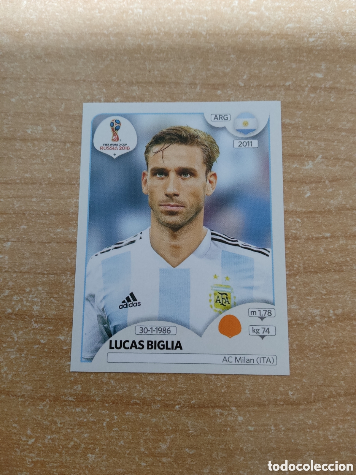 Cromos de f&uacute;tbol: 281 LUCAS BIGLIA ARGENTINA MUNDIAL 2018 RUSSIA