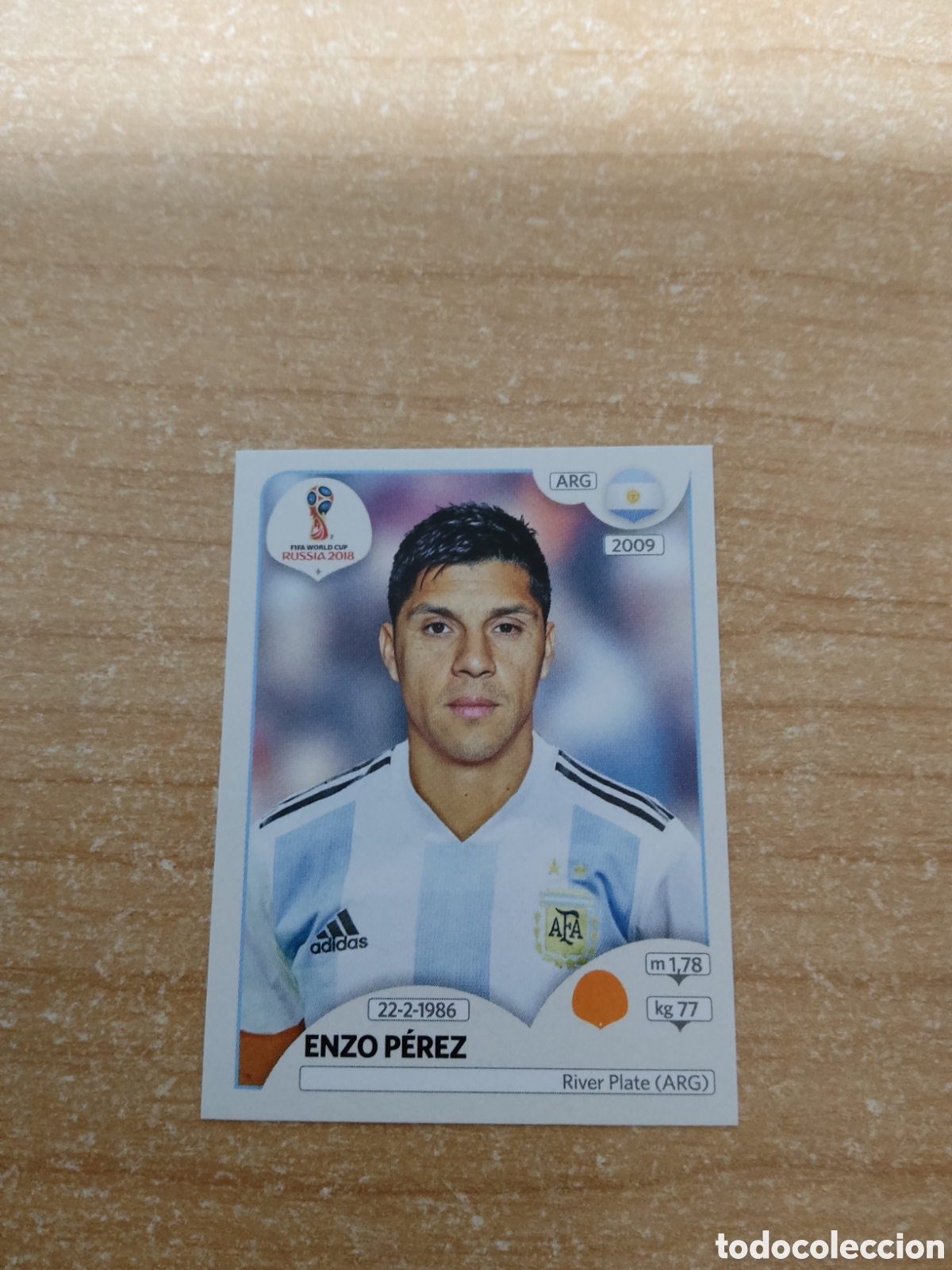 Cromos de f&uacute;tbol: 282 ENZO PEREZ ARGENTINA MUNDIAL 2018 RUSSIA