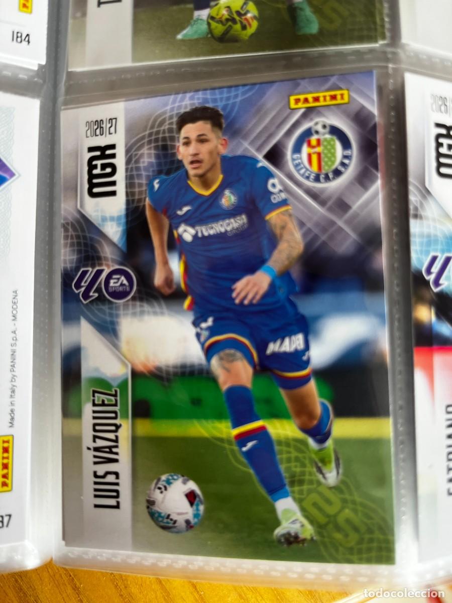 Cromos de f&uacute;tbol: MEGACRACKS MGK 2026 2027 26 27 PANINI N&ordm; 196 LUIS VAZQUEZ GETAFE