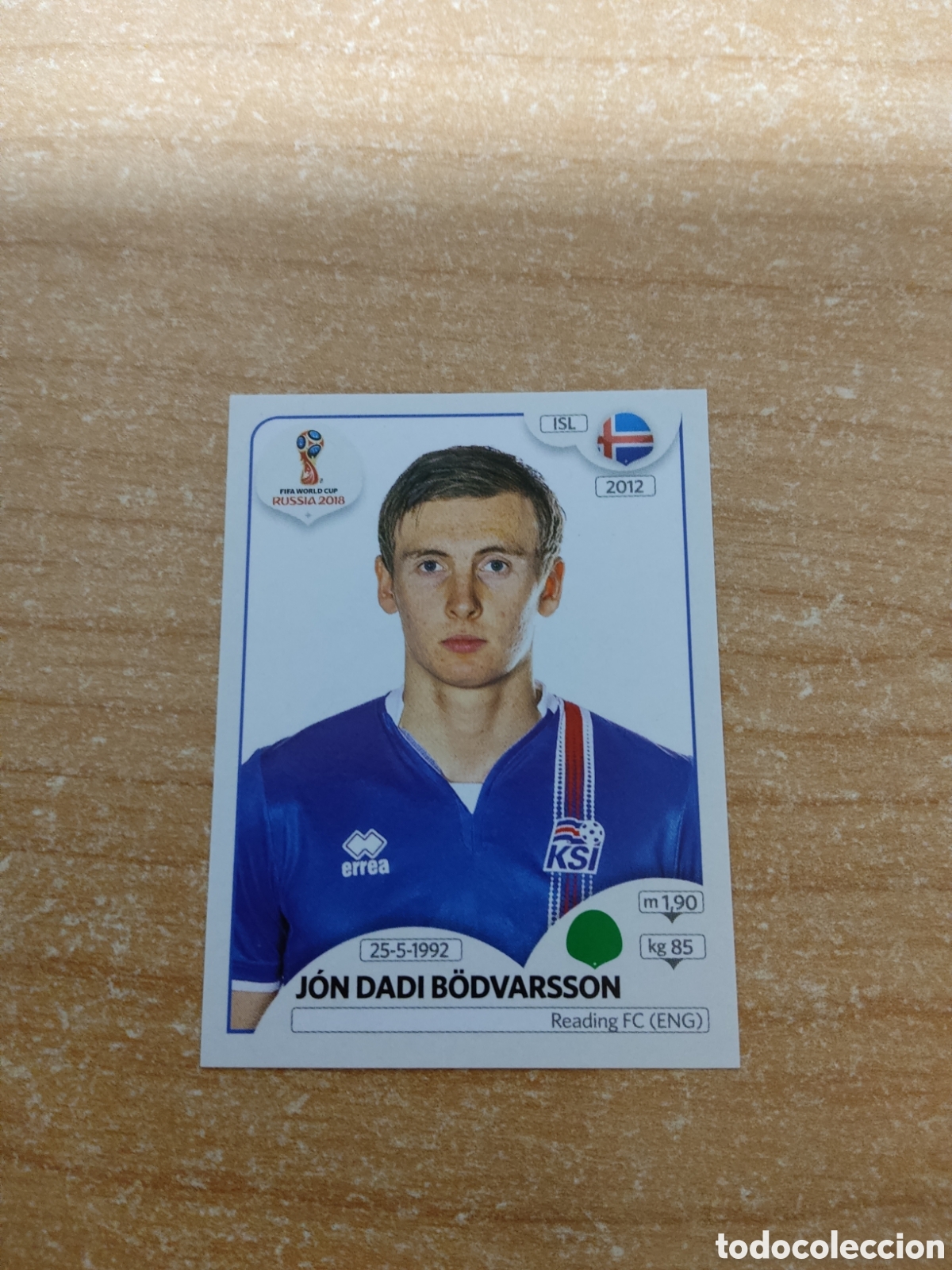 Cromos de f&uacute;tbol: 309 JON DADI BODVARSSON ISLANDIA MUNDIAL 2018 RUSSIA