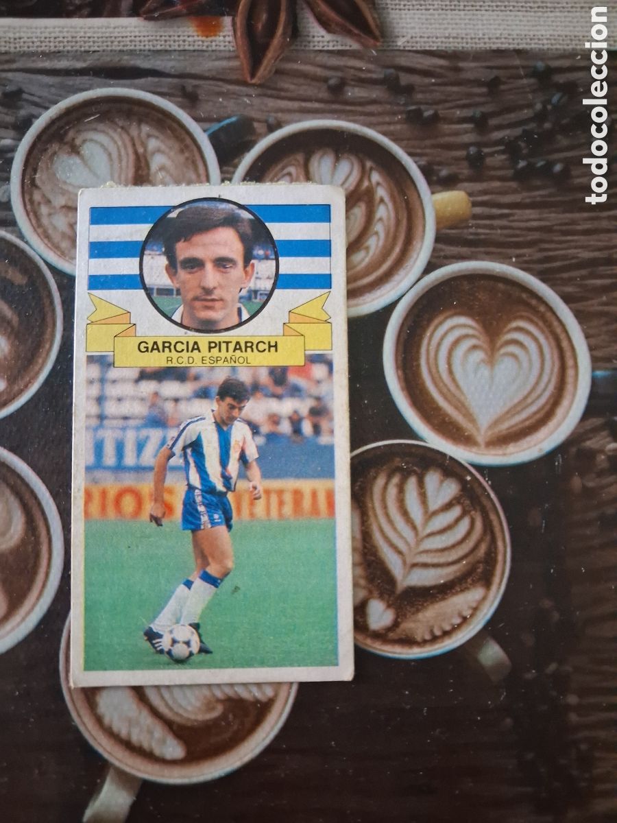 Cromos de f&uacute;tbol: Liga este 85 86 garcia pitarch fichaje N 8 del espa&ntilde;ol recuperado del &aacute;lbum ver fotos
