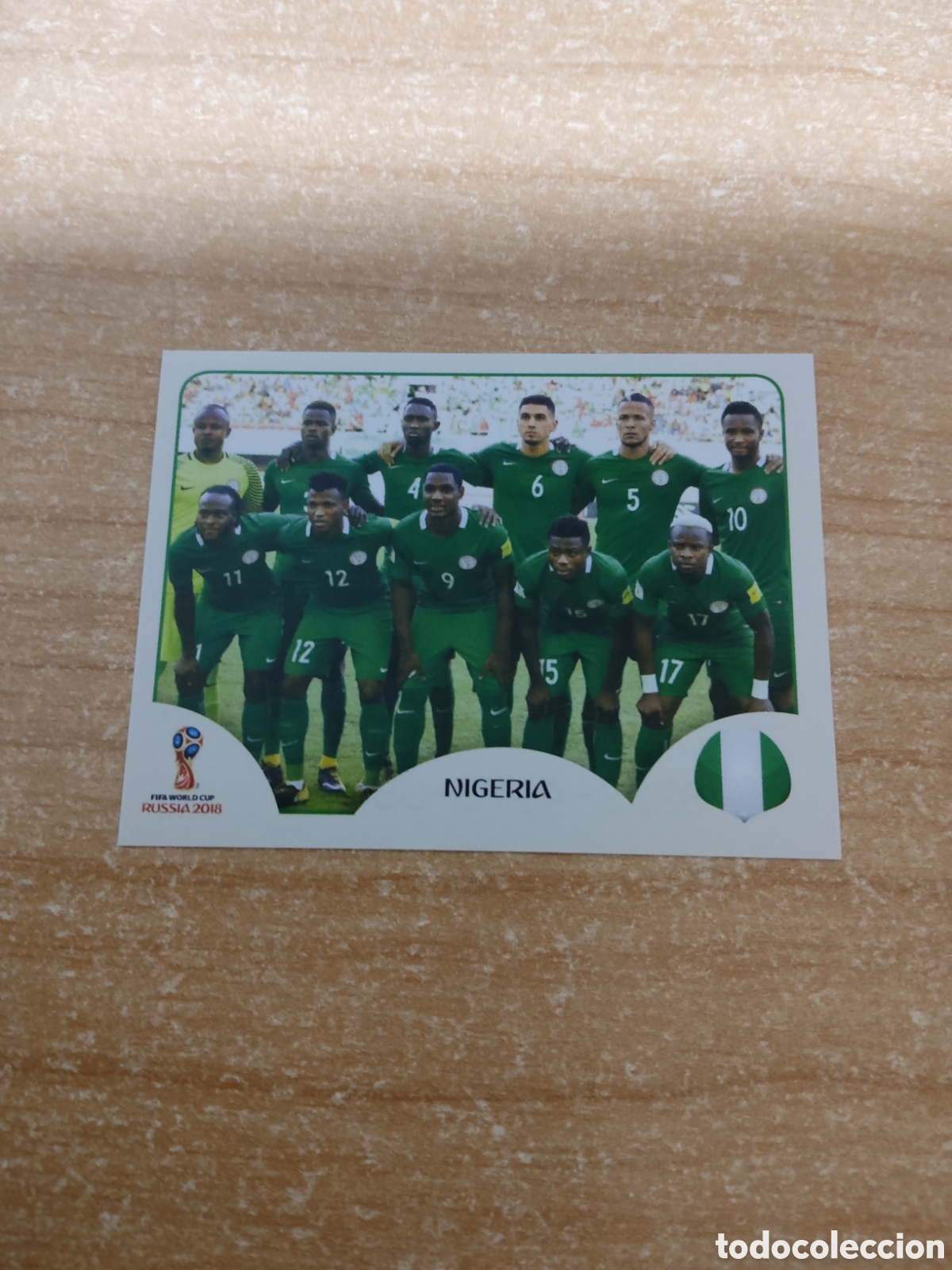 Cromos de f&uacute;tbol: 333 PLANTILLA NIGERIA MUNDIAL 2018 RUSSIA