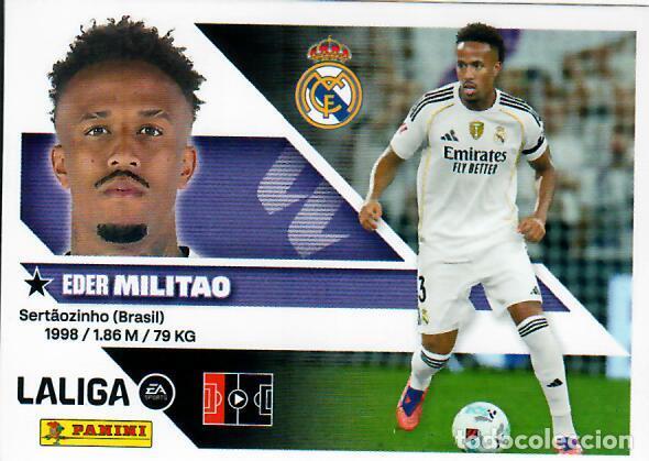 Cromos de f&uacute;tbol: CROMO PANINI LIGA 26 27 - N&ordm; 6 - MILITAO - REAL MADRID