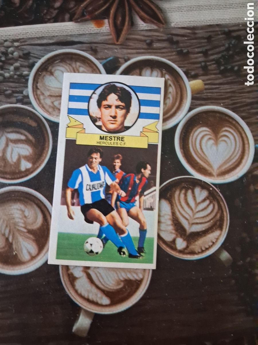 Football Stickers: Liga este 85 86 mestre fichaje N 13 del h&eacute;rcules recuperado del &aacute;lbum ver fotos