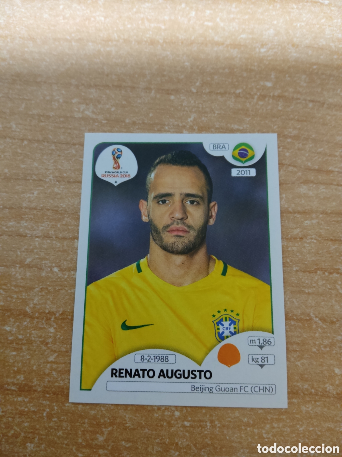 Cartes &agrave; collectionner de Football: 365 RENATO AUGUSTO BRASIL MUNDIAL 2018 RUSSIA