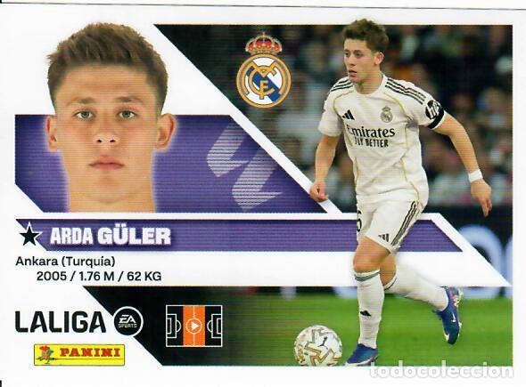 Football Stickers: CROMO PANINI LIGA 26 27 - N&ordm; 15 A - G&Uuml;LER - REAL MADRID