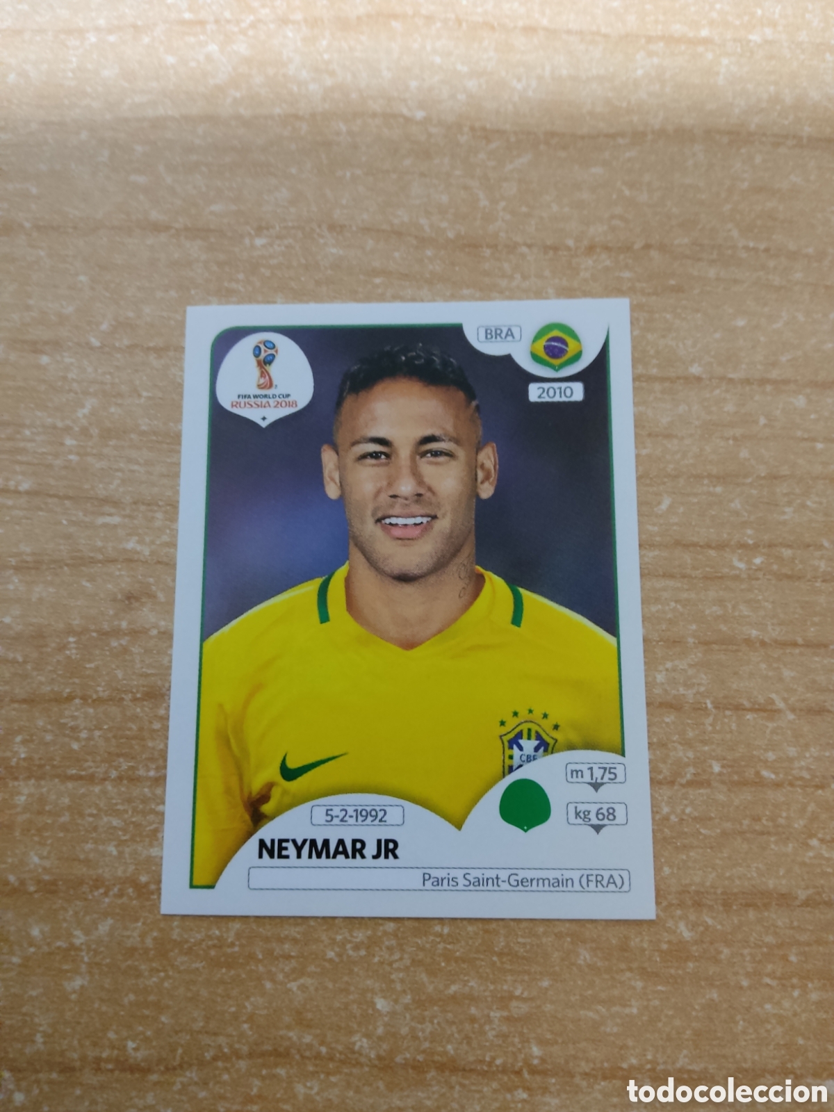 Football Stickers: 371 NEYMAR BRASIL MUNDIAL 2018 RUSSIA