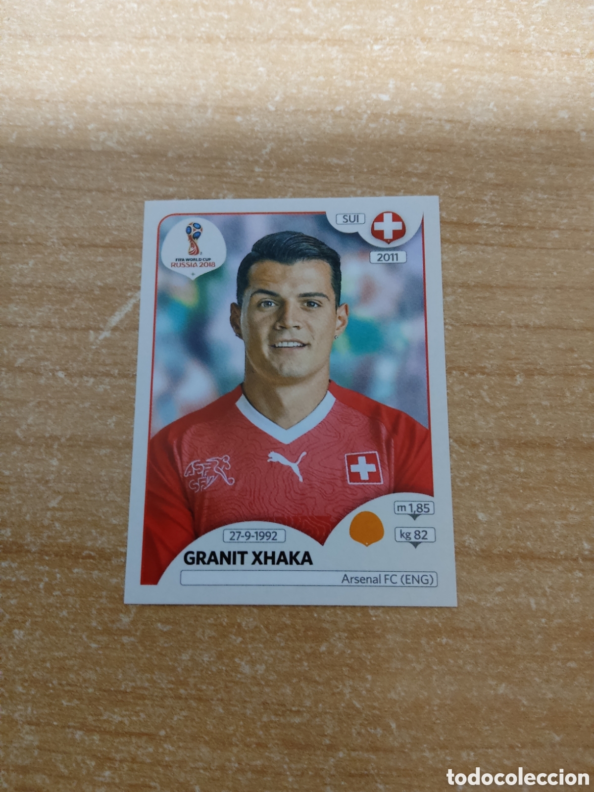 Cromos de f&uacute;tbol: 381 XHAKA SUIZA MUNDIAL 2018 RUSSIA