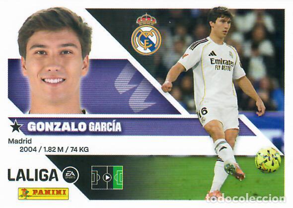 Cromos de f&uacute;tbol: CROMO PANINI LIGA 26 27 - N&ordm; 17 - GONZALO - REAL MADRID