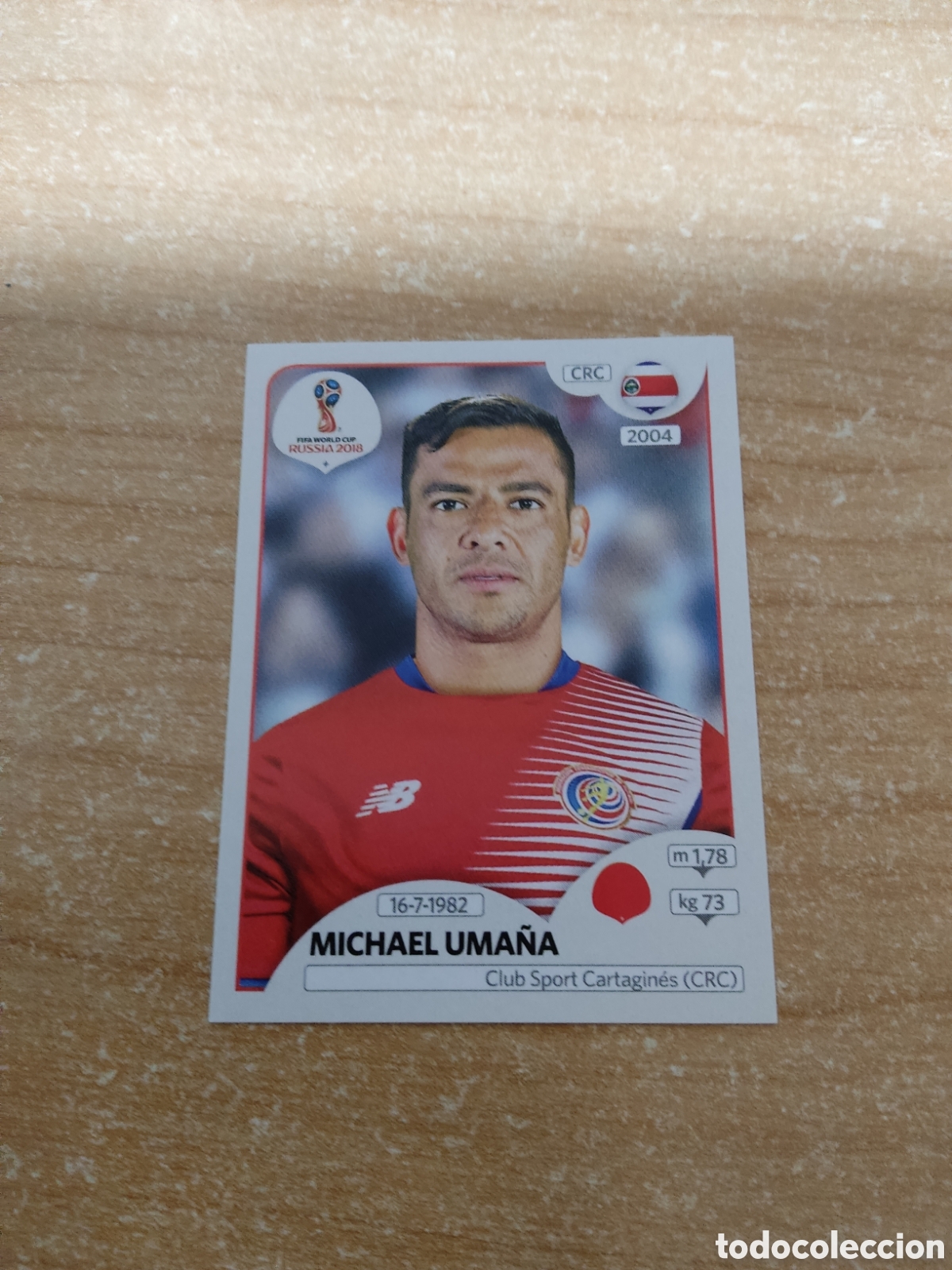 Cromos de f&uacute;tbol: 401 MICHAEL UMA&Ntilde;A COSTA RICA MUNDIAL 2018 RUSSIA
