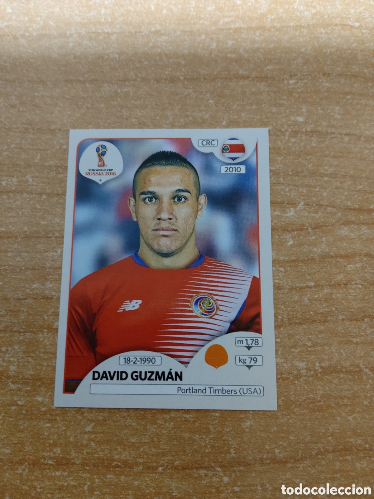 Cromos de f&uacute;tbol: 407 DAVID GUZM&Aacute;N COSTA RICA MUNDIAL 2018 RUSSIA