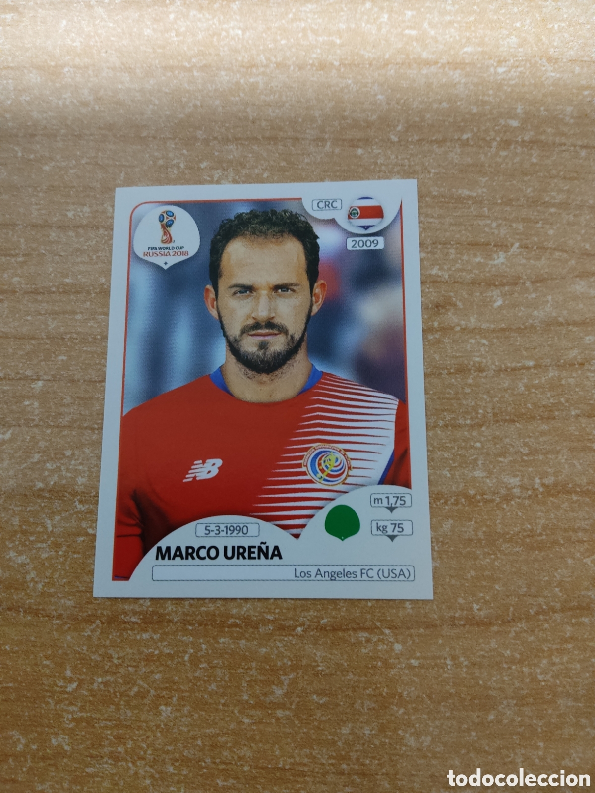 Cromos de f&uacute;tbol: 410 MARCO URE&Ntilde;A COSTA RICA MUNDIAL 2018 RUSSIA