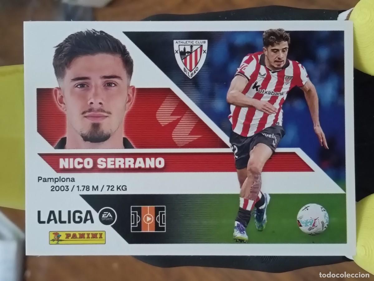 Fu&szlig;ball-Sticker: Liga este 26/27 - Nico Serrano - N&deg; 15 - Athletic Club