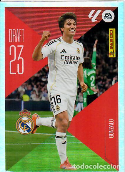 Cromos de f&uacute;tbol: CROMO PANINI LIGA 26 27 - DRAFT 23 - N&ordm; 9 - GONZALO - REAL MADRID