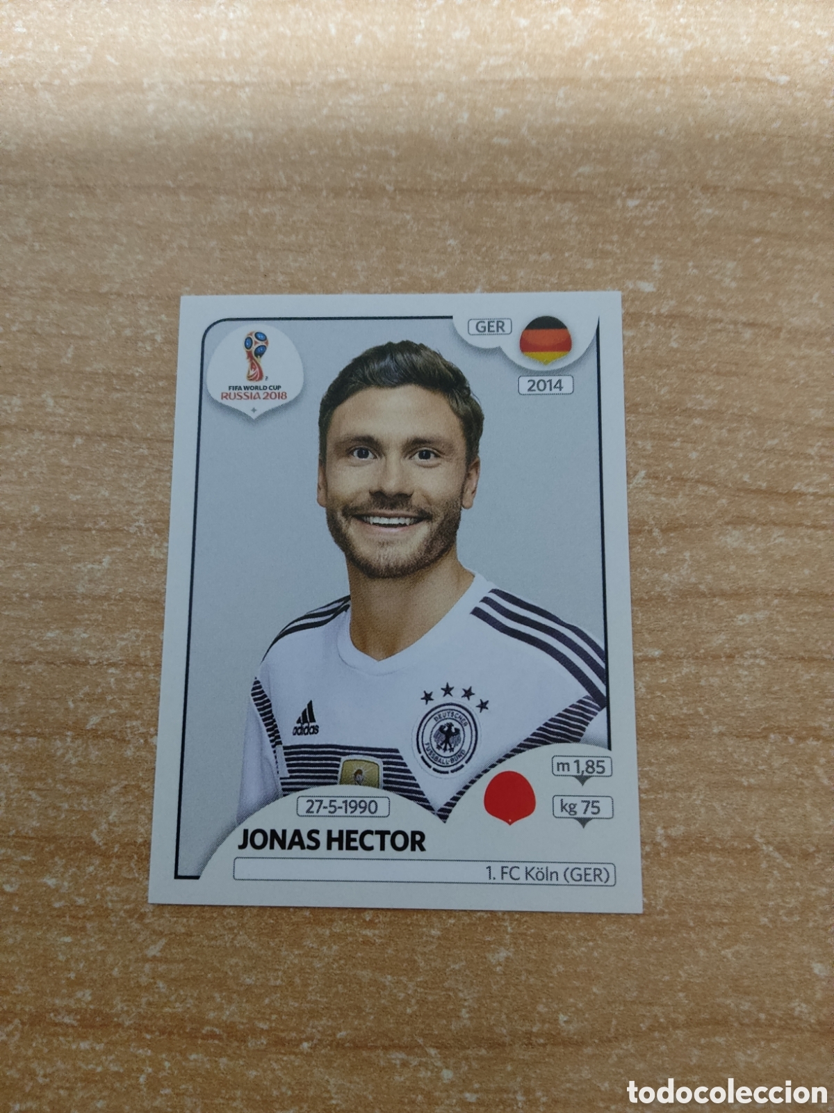 Cromos de f&uacute;tbol: 439 JONAS HECTOR ALEMANIA MUNDIAL 2018 RUSSIA