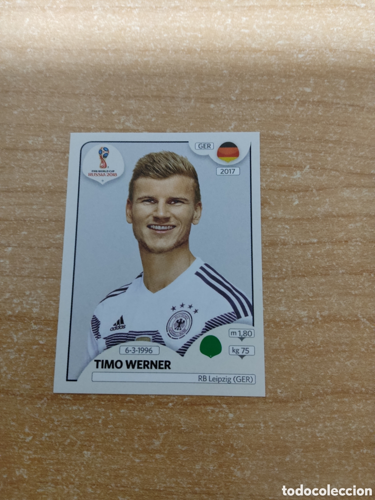 Cromos de f&uacute;tbol: 451 TIMO WERNER ALEMANIA MUNDIAL 2018 RUSSIA