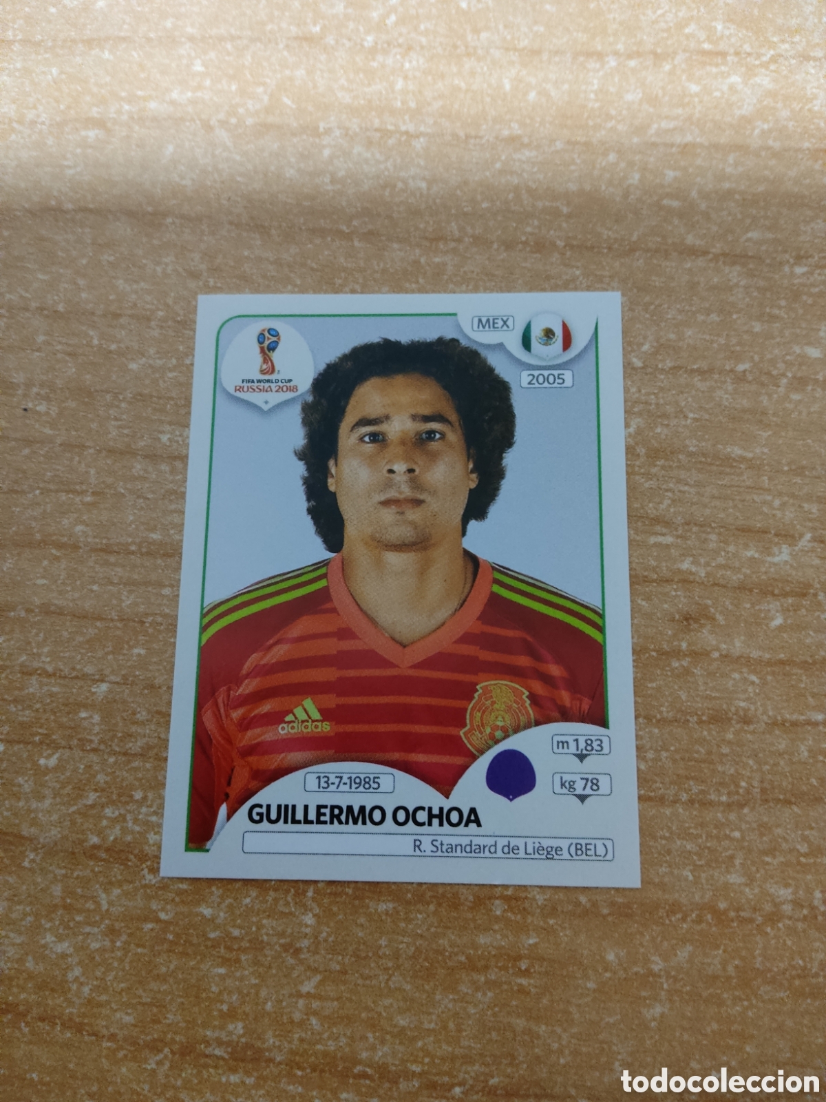 Cromos de f&uacute;tbol: 454 OCHOA MEXICO MUNDIAL 2018 RUSSIA