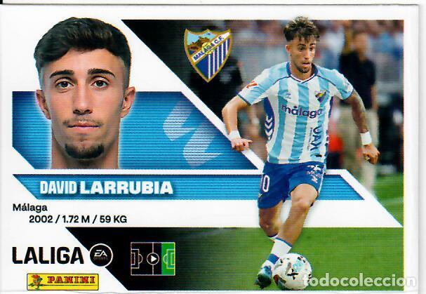 Cromos de f&uacute;tbol: CROMO PANINI LIGA 26 27 - N&ordm; 16 - LARRUBIA - M&Aacute;LAGA