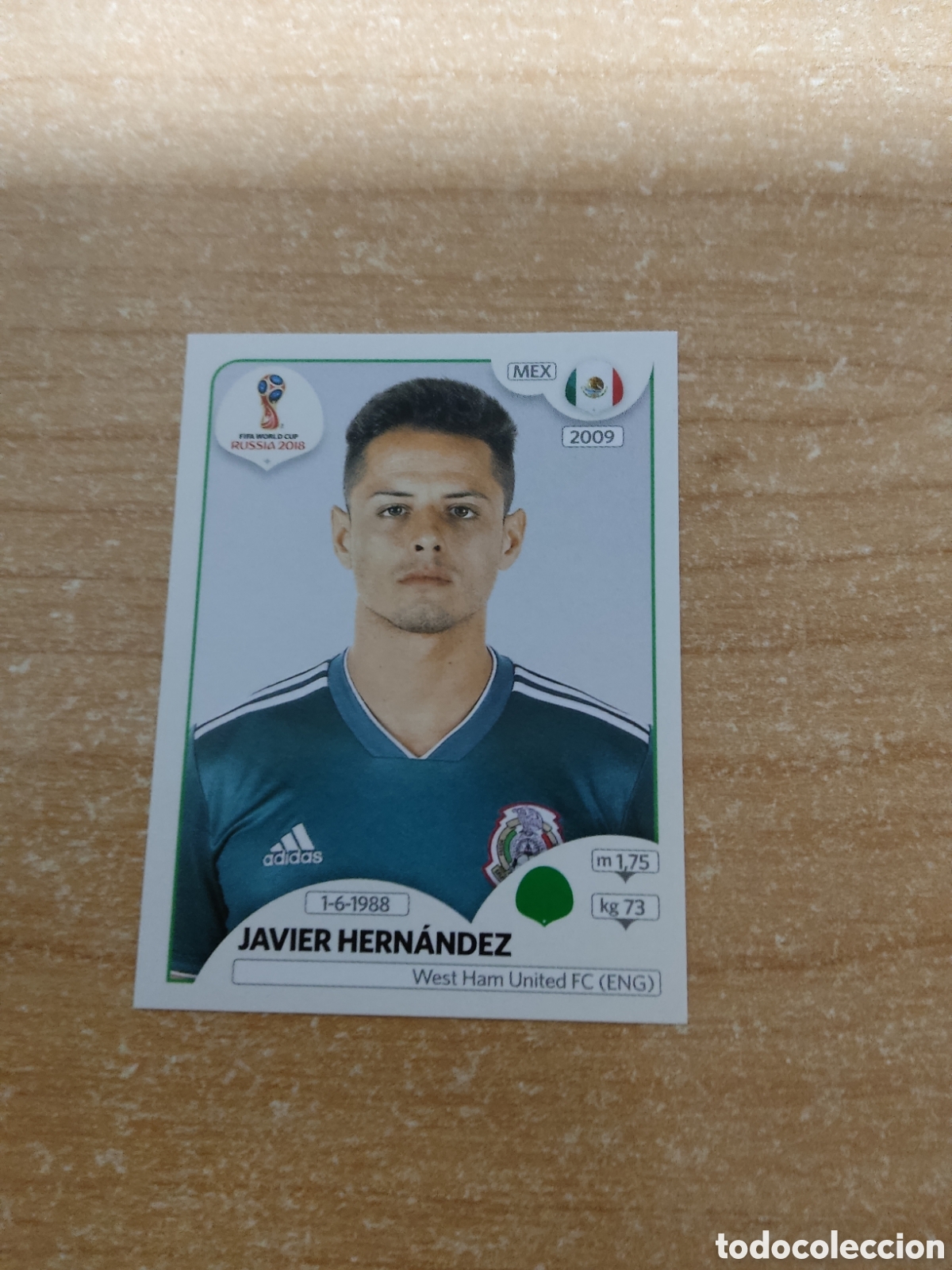 Cromos de f&uacute;tbol: 470 JAVIER HERNANDEZ MEXICO MUNDIAL 2018 RUSSIA