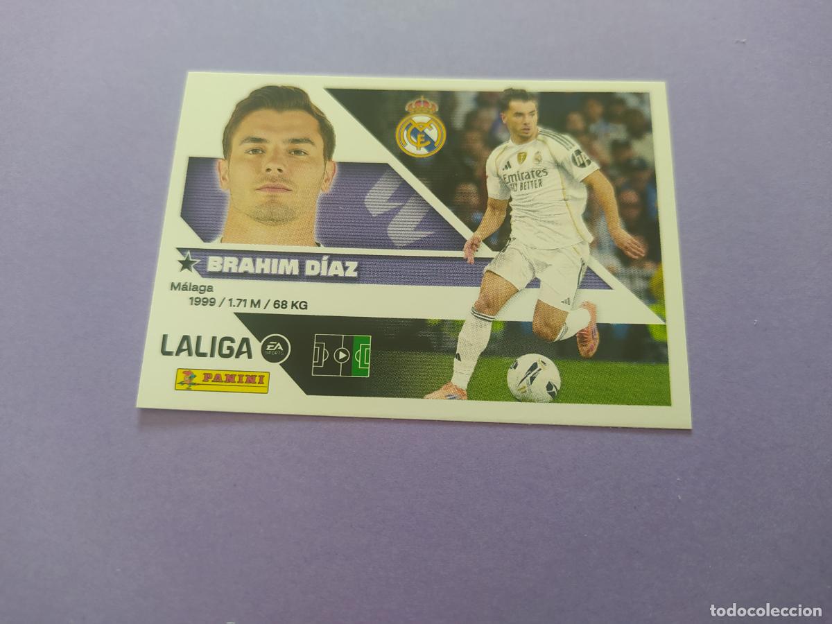 Cromos de f&uacute;tbol: LIGA ESTE 2026 2027 26 27 NUEVO - REAL MADRID N&ordm; 16B BRAHIM DIAZ
