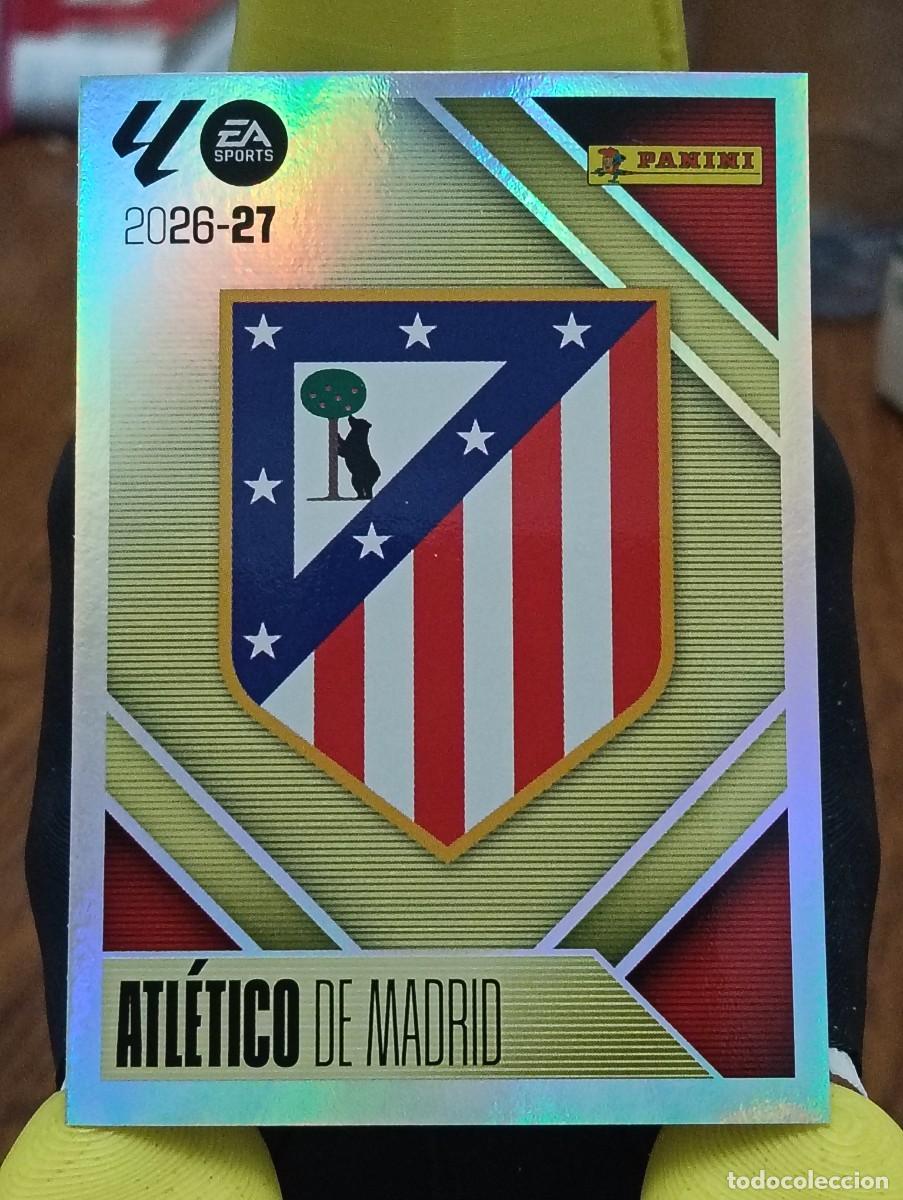 Cromos de f&uacute;tbol: Liga este 26/27 - Escudo - N&deg; 1 - Atl&eacute;tico de Madrid