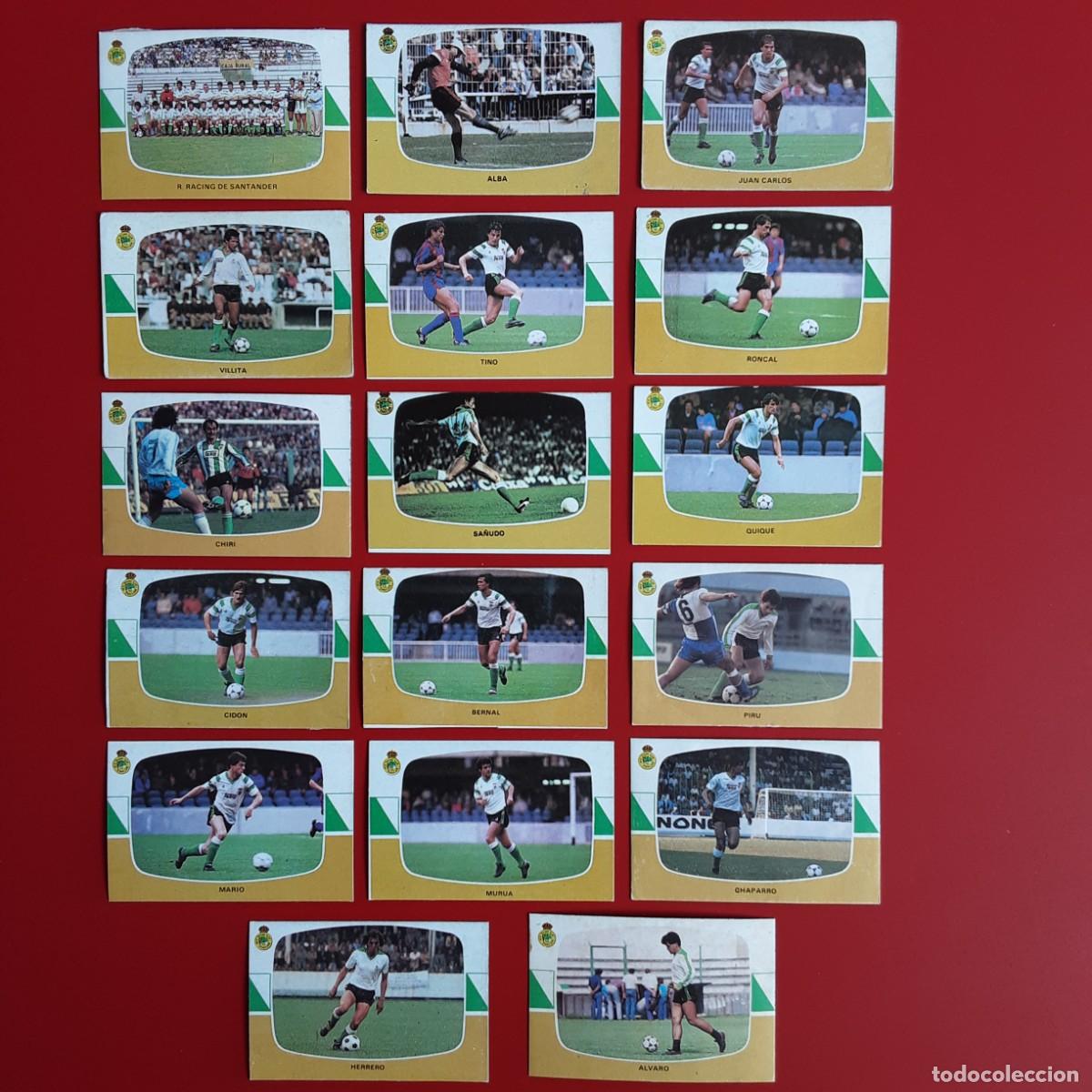 Figurine di Calcio: LOTE 17 CROMOS DIFERENTES RACING SANTANDER LIGA 1984 1985 84 85 EDITORIAL CROMOS CANO