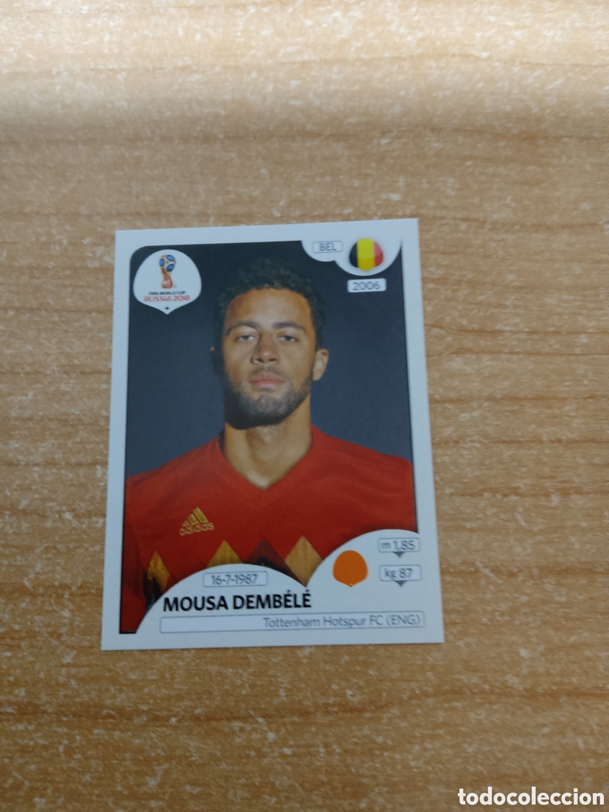 Cromos de f&uacute;tbol: 525 MOUSA DEMBELE BELGICA MUNDIAL 2018 RUSSIA