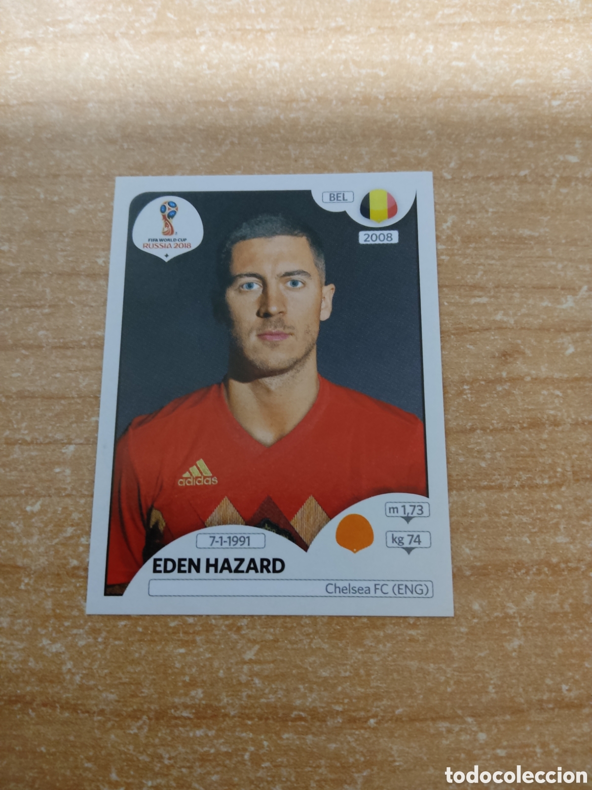 Cromos de f&uacute;tbol: 527 EDEN HAZARD BELGICA MUNDIAL 2018 RUSSIA