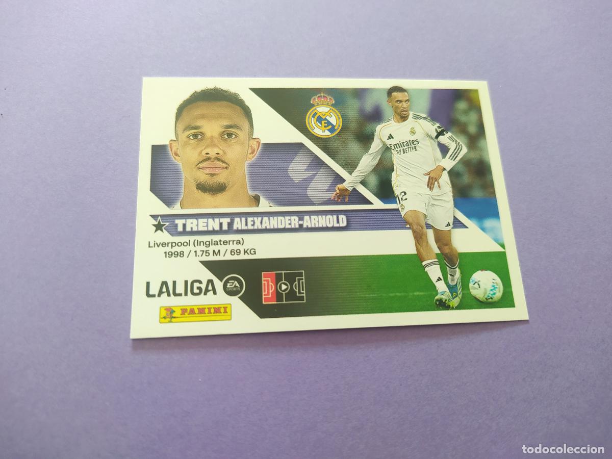 Cromos de f&uacute;tbol: LIGA ESTE 2026 2027 26 27 NUEVO - REAL MADRID N&ordm; 5 TRENT