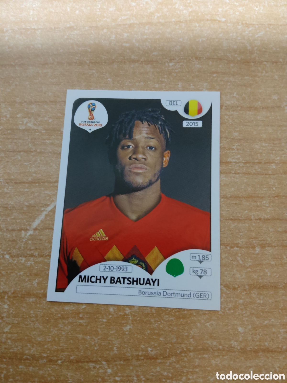 Cromos de f&uacute;tbol: 530 MICHY BATSHUAYI BELGICA MUNDIAL 2018 RUSSIA