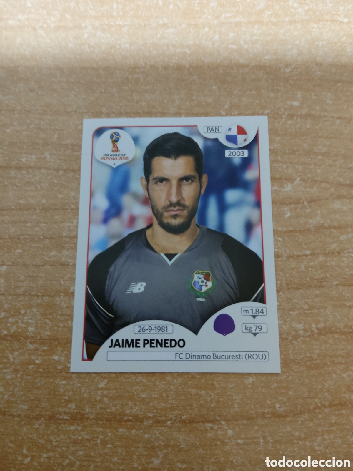Cromos de f&uacute;tbol: 534 JAIME PENEDO PANAMA MUNDIAL 2018 RUSSIA