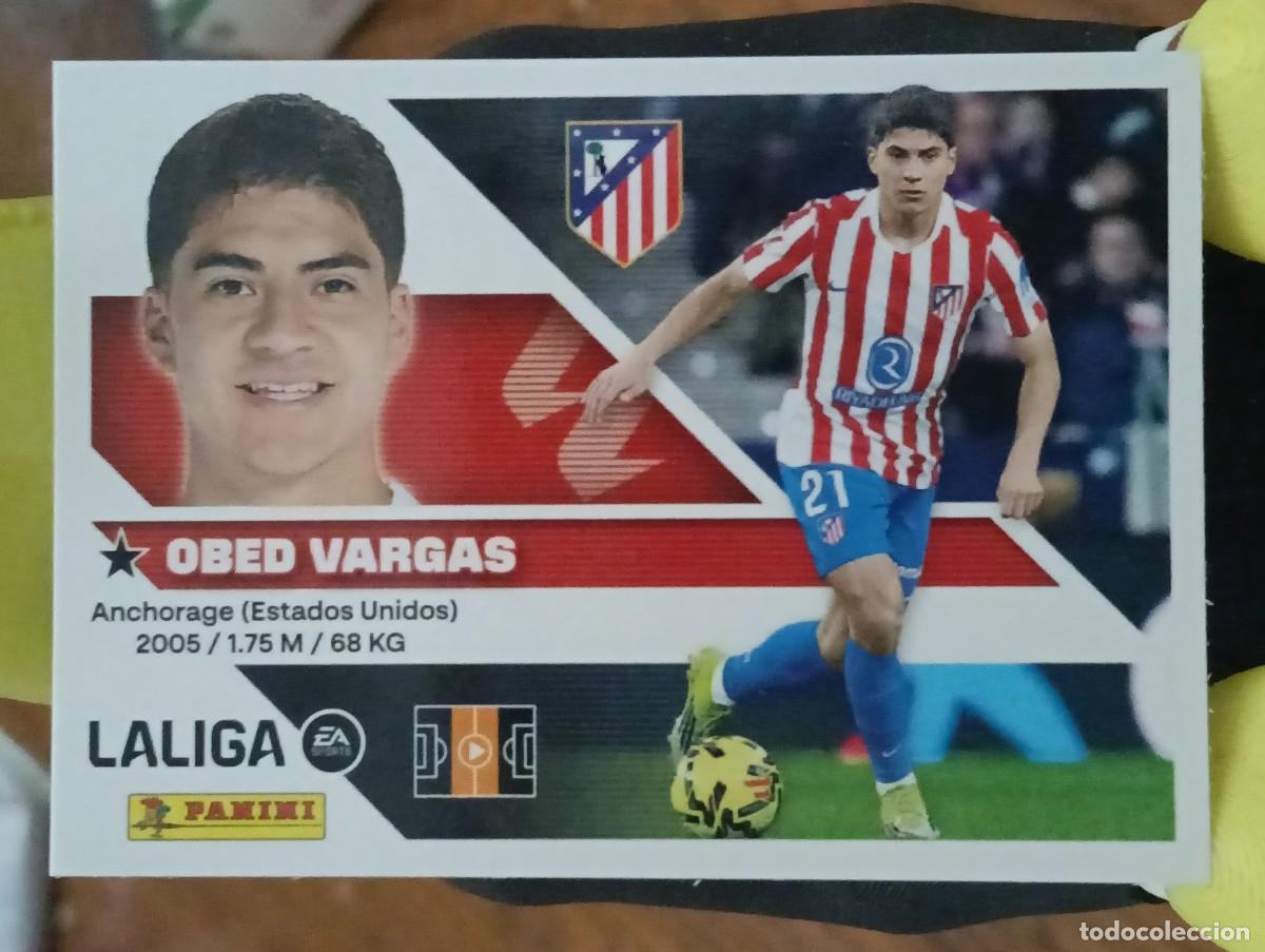 Cromos de f&uacute;tbol: Liga este 26/27 - Obed Vargas - N&deg; 14b - Atl&eacute;tico de Madrid